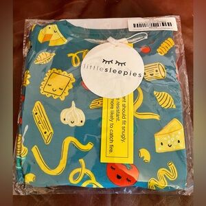 Little Sleepies Pasta Party 2T pajama set 2 piece